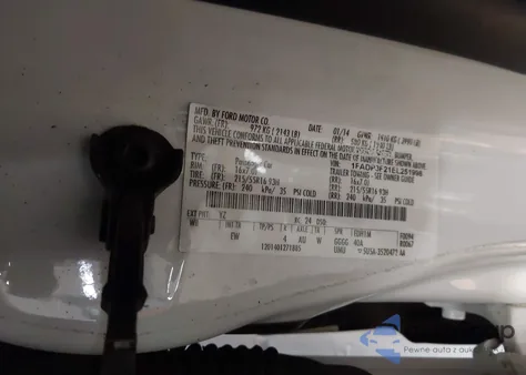 2014 Ford Focus Se z USA, uszkodzony, nr VIN 1FADP3F21EL251998